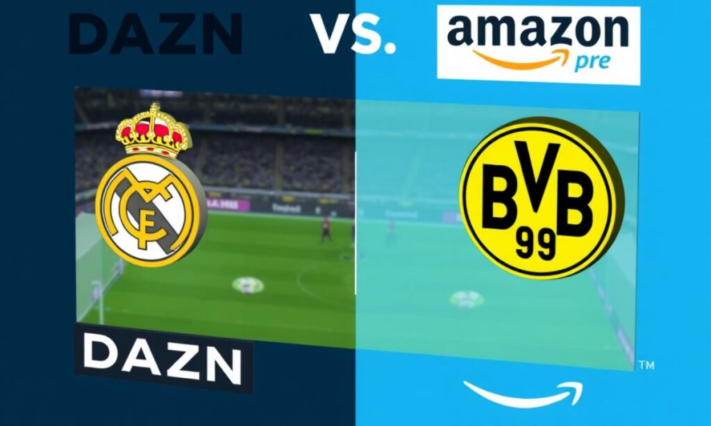 DAZN vs. Amazon Prime Wer überträgt Real Madrid gegen BVB