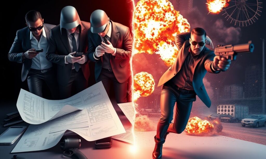Vergleich mit ähnlichen Heist- oder Actionthrillern